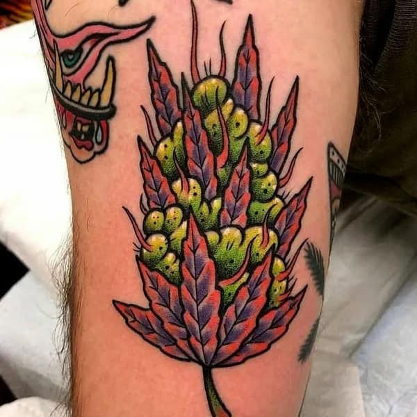 Weed Bud Tattoo