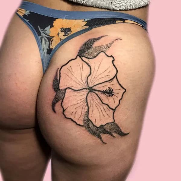 Bite Me Butt Tattoo