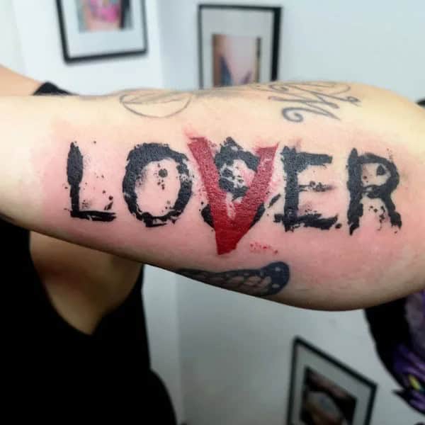 Evil Loser Lover tattoo