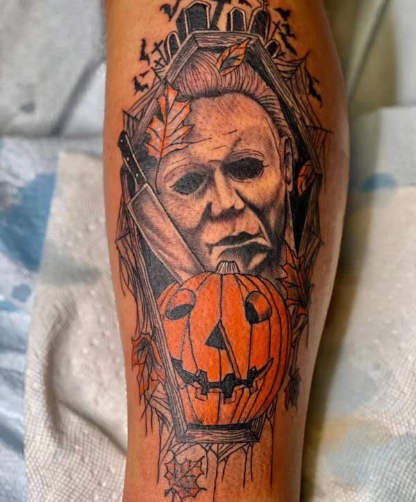 Michael Myers House Tattoo