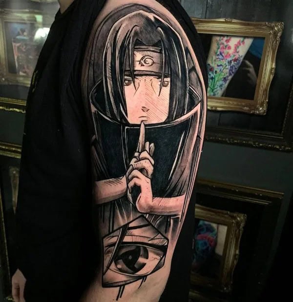 Itachi Hand Tattoo