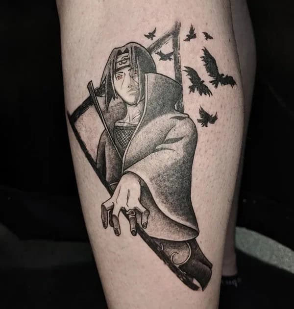 Itachi Hand Tattoo