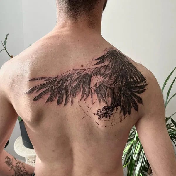 Eagle Tattoo on the Back