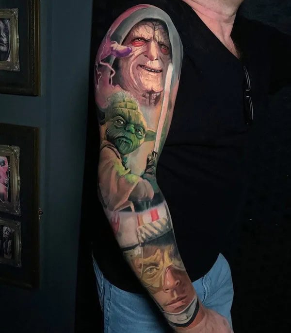 Star Wars Sleeve Tattoo