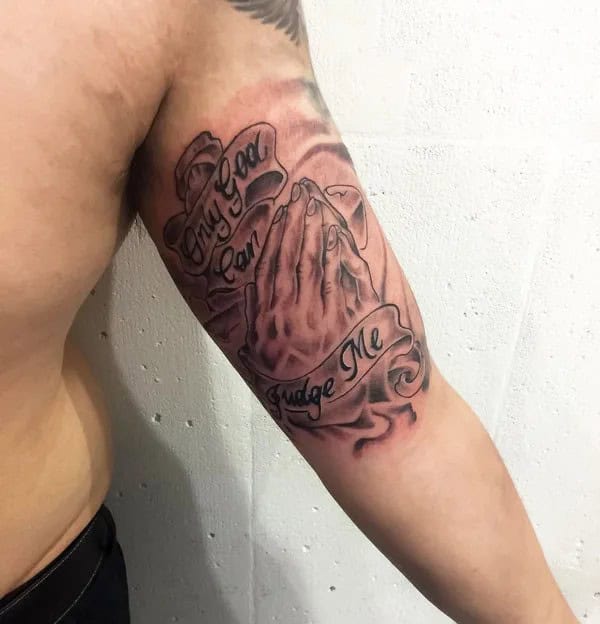 More Unique “Only God Can Judge Me” Tattoos To Take Inspiration From