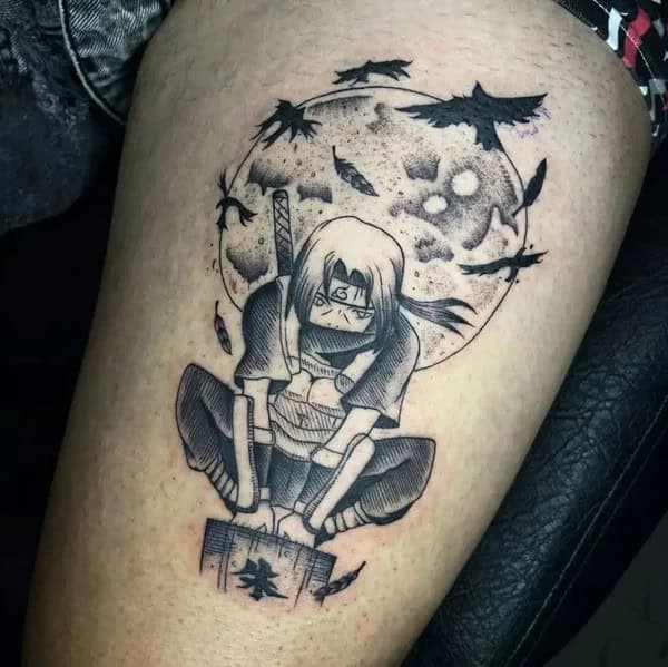 Anime Foot Tattoo