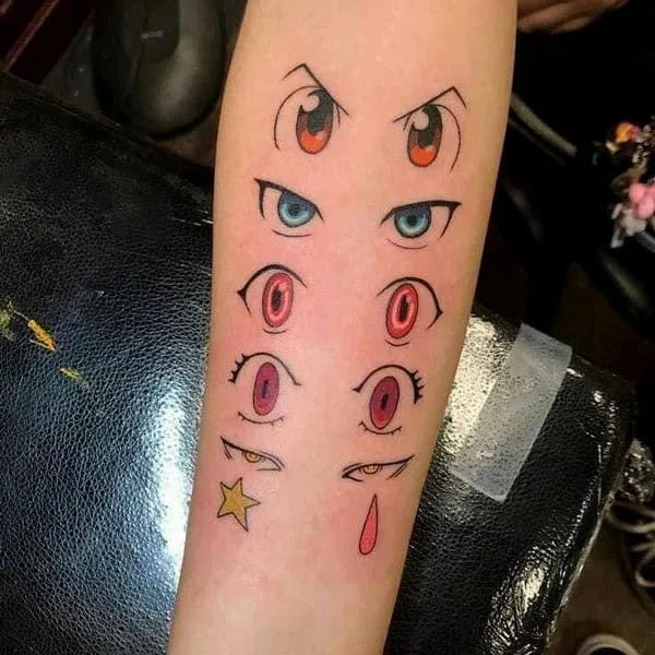 Phantom Troupe Eye Tattoo