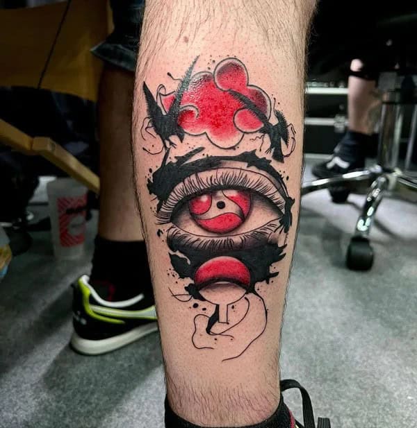 Madara Sharingan Tattoo