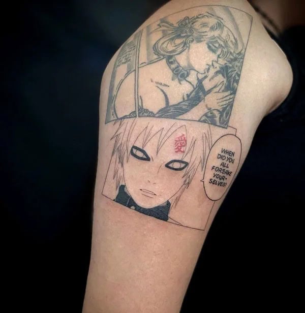 More Gaara Tattoos To Check Out For Gaining Inspiration