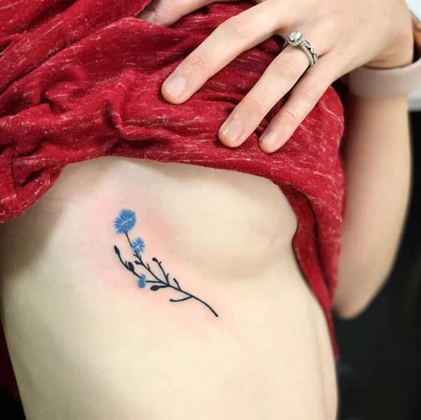 Whale Side Boob Tattoo