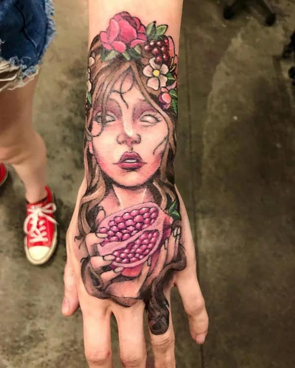 Explore More Engaging  Designs Of Persephone Tattoo