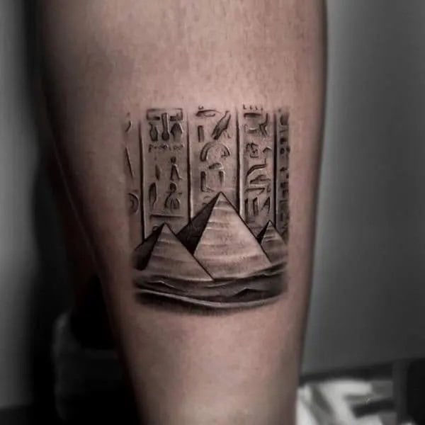 Egyptian Pyramid Tattoo