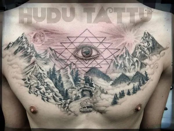 Colorado Mountain tattoo