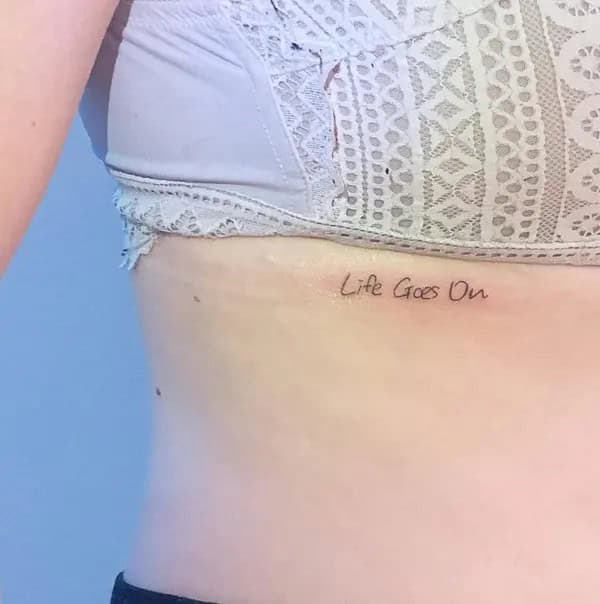 Quotes Tattoo About Life