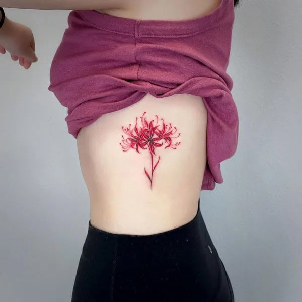 Demon Slayer Spider Lily Tattoo