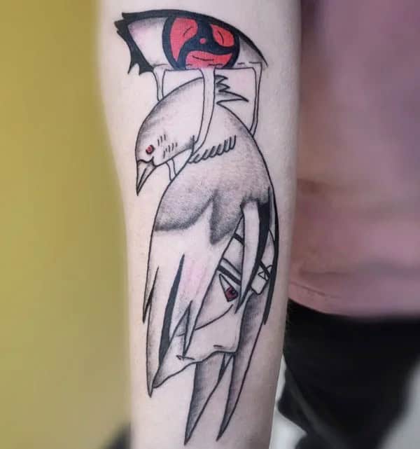 Itachi Hand Tattoo