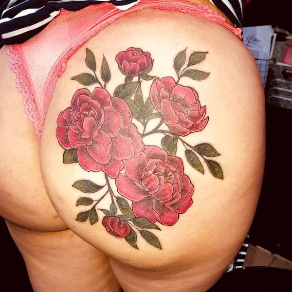 Bite Me Butt Tattoo