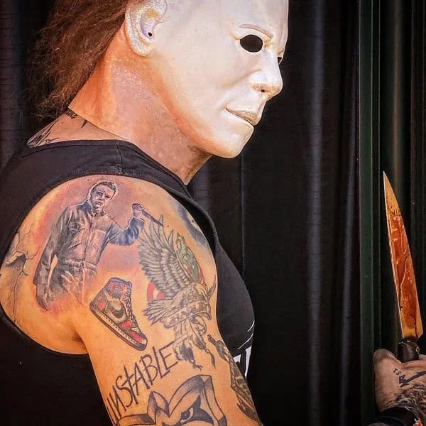 Michael Myers House Tattoo