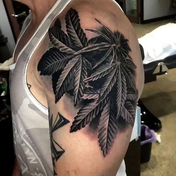 Weed Sleeve Tattoo