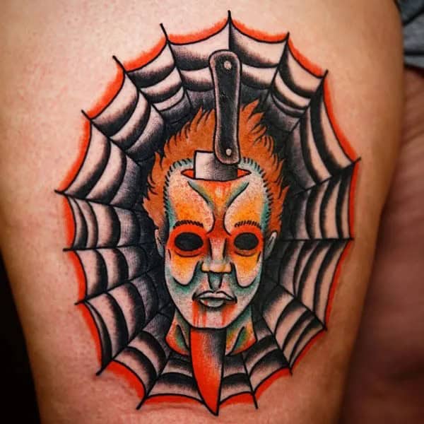 Michael Myers House Tattoo