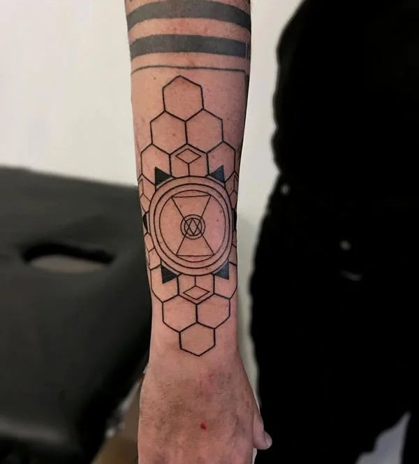 Heart “As above, so below” Tattoo