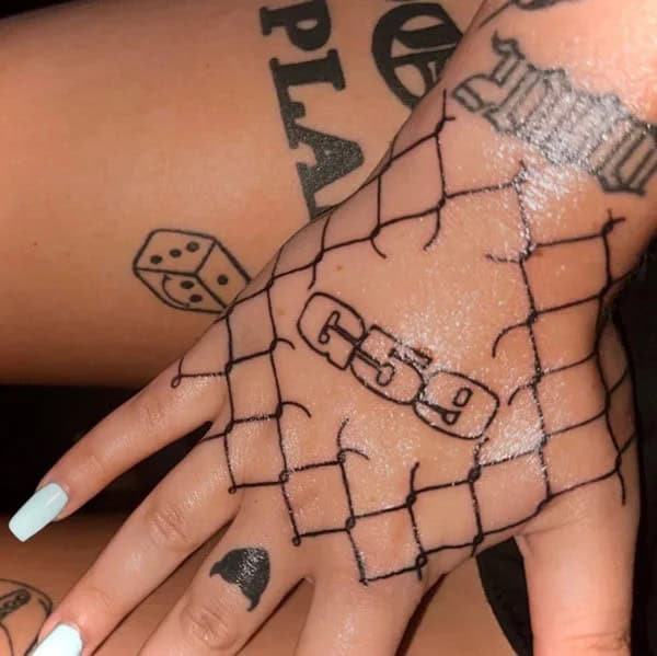 G59 Tattoo on Hand