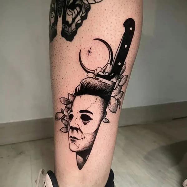 Michael Myers House Tattoo