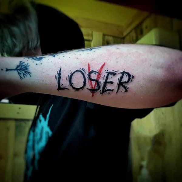 Evil Loser Lover tattoo