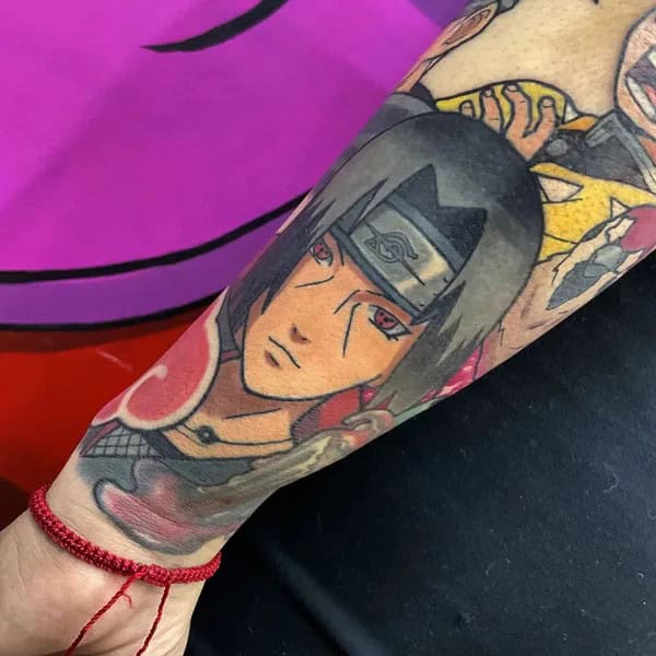 Itachi Hand Tattoo