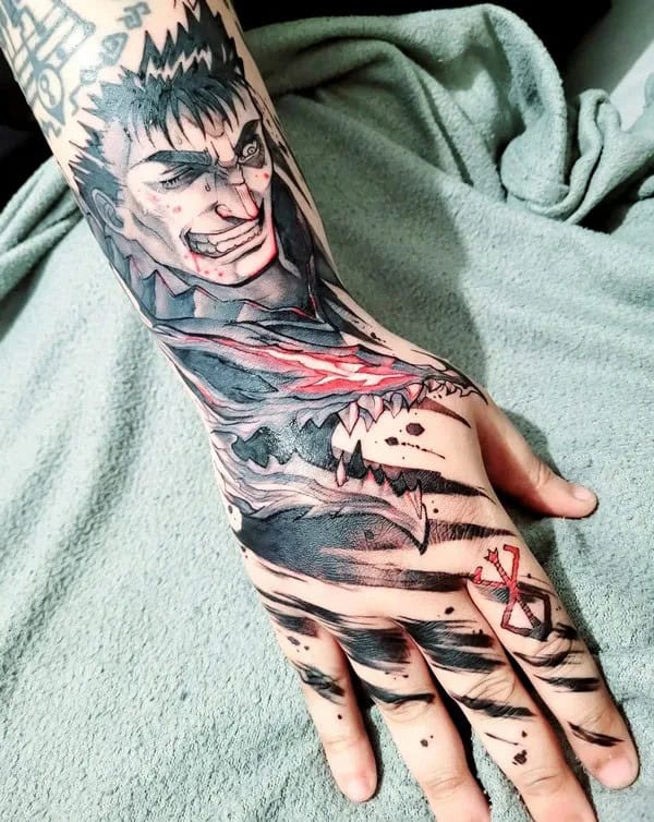 Berserk Tattoo on Hand