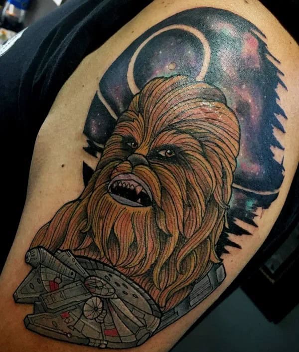 Chewbacca tattoo