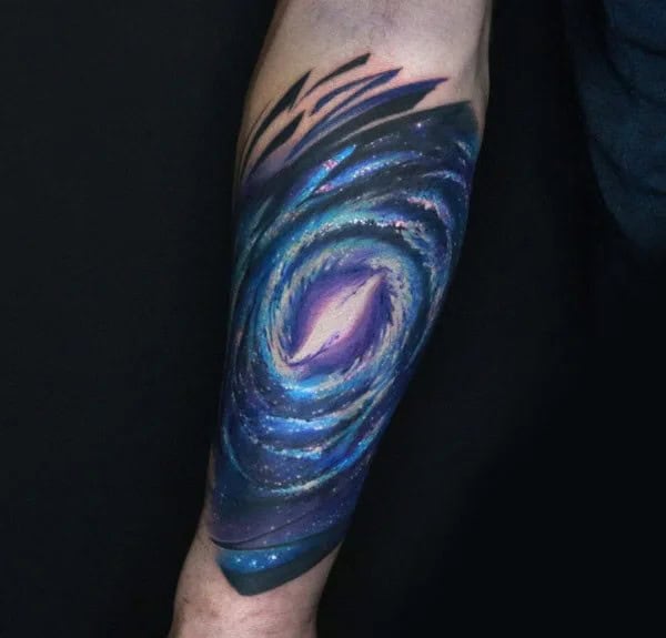 Milky Way Galaxy Tattoo