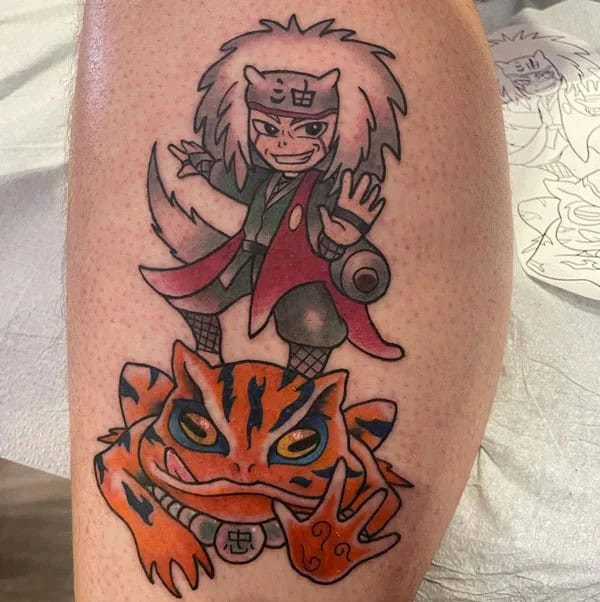 Anime Foot Tattoo