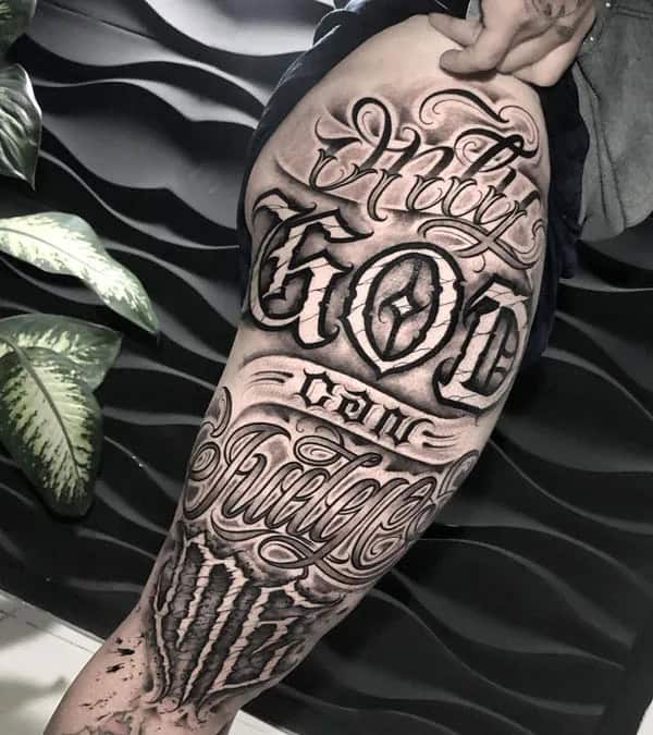 More Unique “Only God Can Judge Me” Tattoos To Take Inspiration From