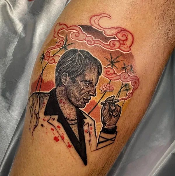 Al Pacino Scarface Tattoo