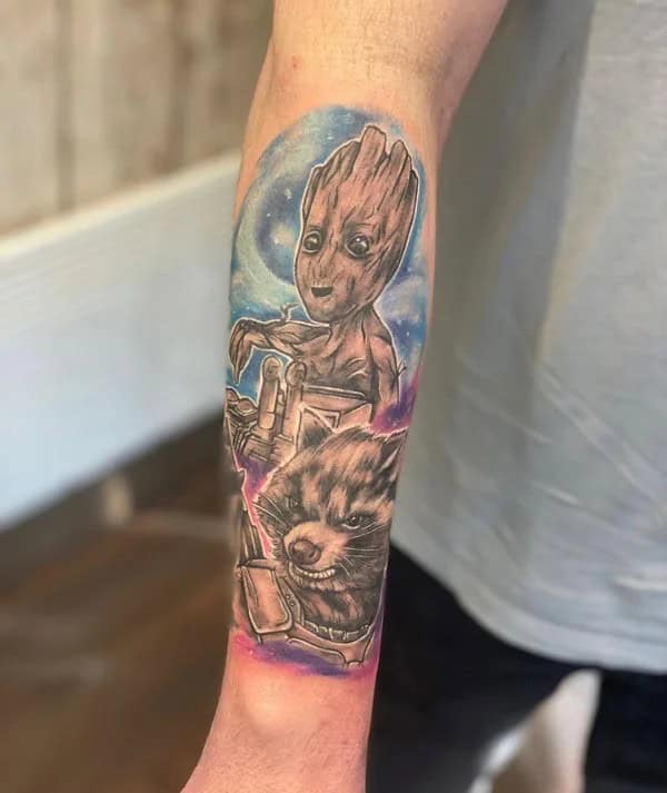 Guardians Of The Galaxy Tattoo