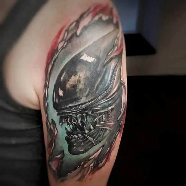 Alien Movie Tattoo