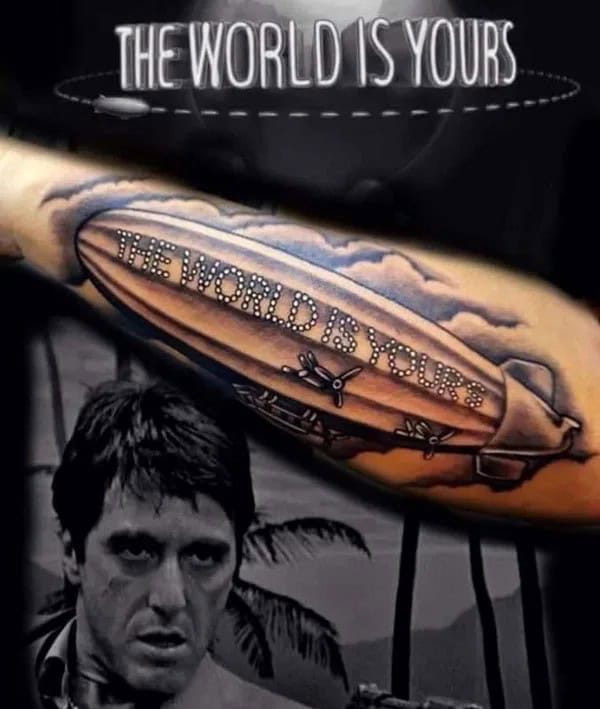 Al Pacino Scarface Tattoo