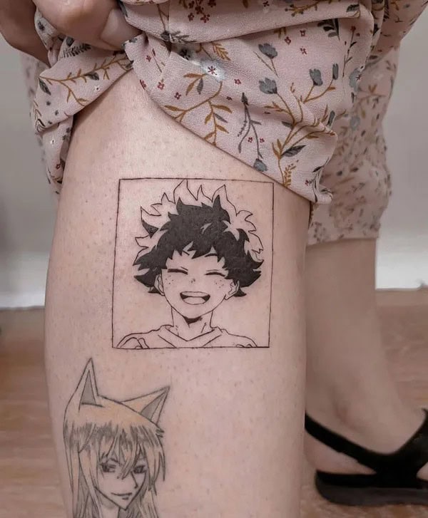 Anime Foot Tattoo