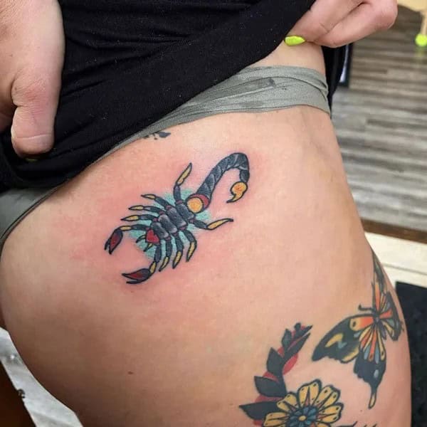 Bite Me Butt Tattoo