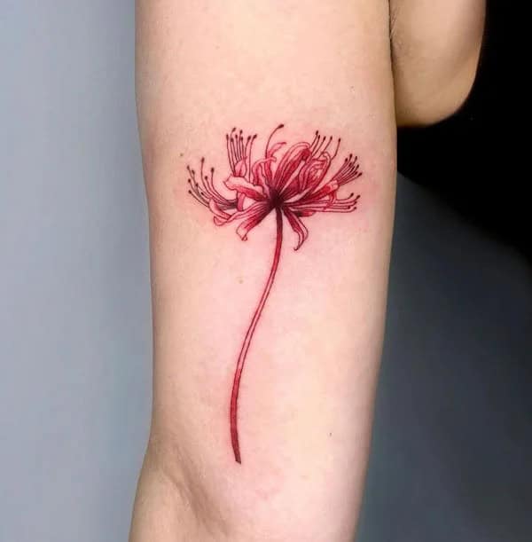 Demon Slayer Spider Lily Tattoo