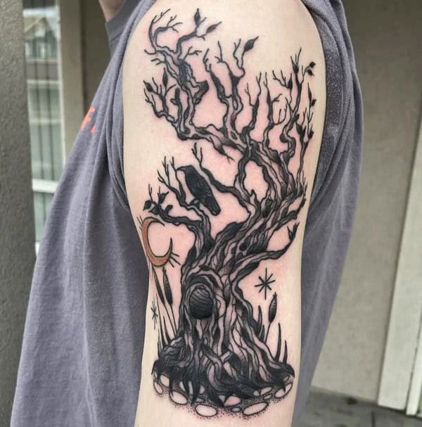 Tree Sleeve Tattoo