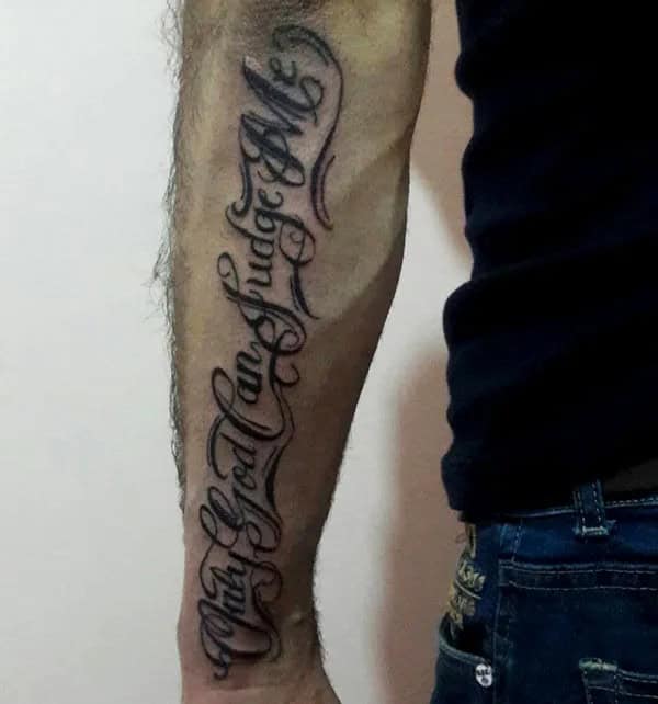 More Unique “Only God Can Judge Me” Tattoos To Take Inspiration From