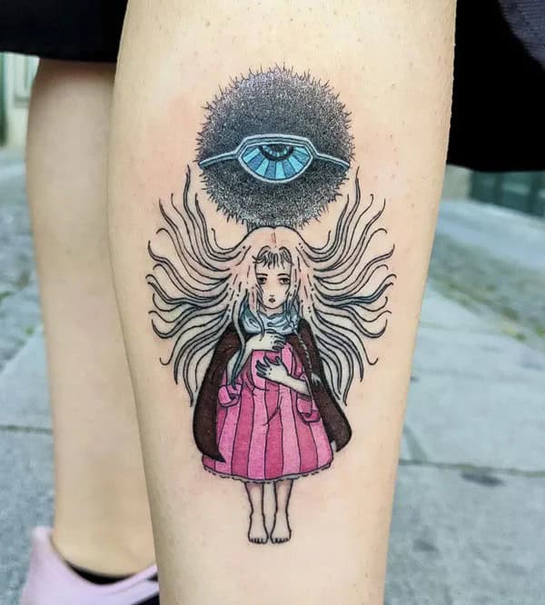 Anime Foot Tattoo