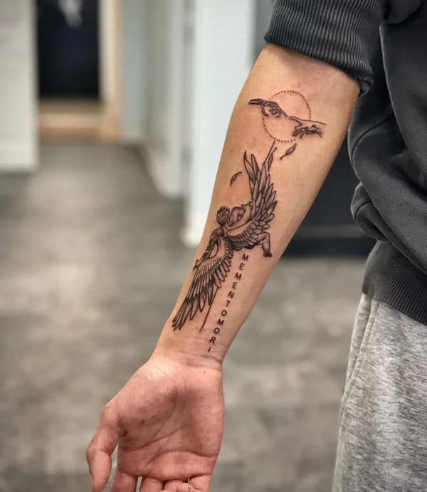 Memento Mori Icarus Tattoo