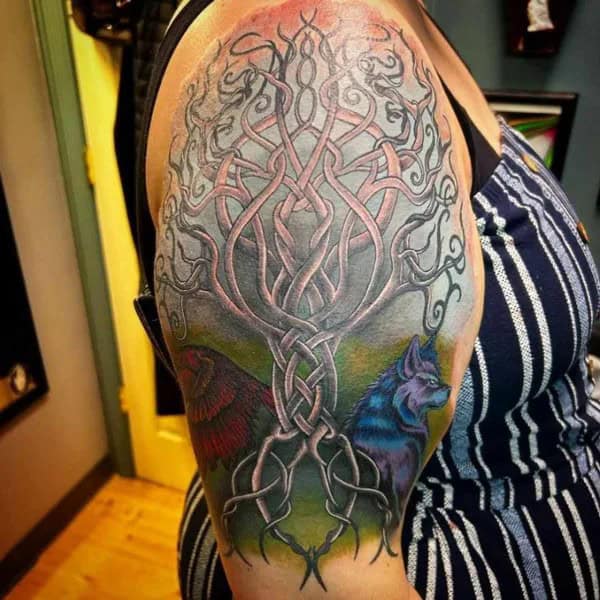 Celtic Family Tree Tattoo