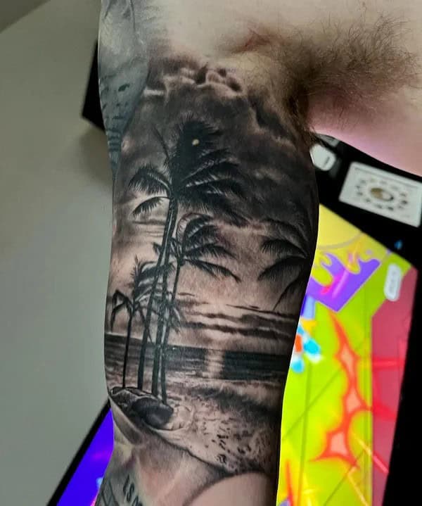 Tree Bicep Tattoo