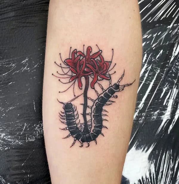 Demon Slayer Spider Lily Tattoo