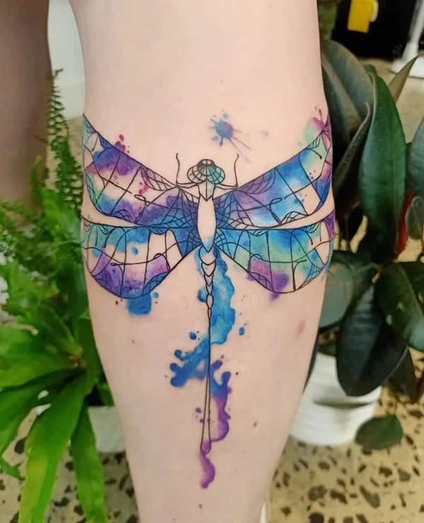 More Sublime Entries Of Dragonfly Tattoos