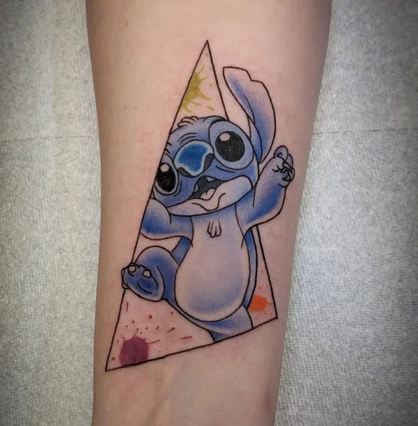 Geometric Stitch Tattoo